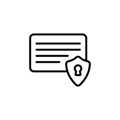 Secure Payment icon in vector. Logotype