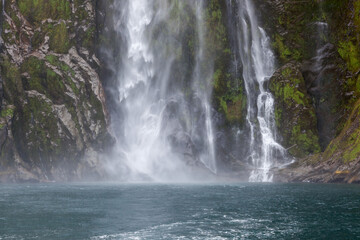 Waterfall at Milford Sound