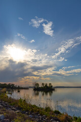 Nove mlyny lake, Southern Moravia, Czech Republic