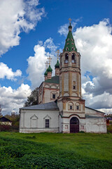 Fototapeta na wymiar St Trinity church. Late XVII - early XVIII century. City of Serpukhov, Russia