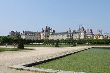 Fototapeta na wymiar Jardin du château de Fontainebleau, Seine-et-Marne