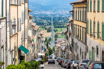 Fototapeta na wymiar Anghiari medieval village, Arezzo, Tuscany, Italy