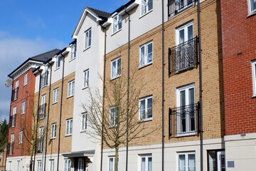 Modern three storey apartment in Watford, Hertfordshire, UK