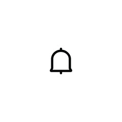 Notification bell icon- illustration