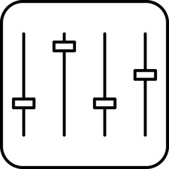 Vector Controls Outline Icon Design