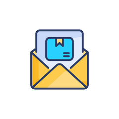 Mail Delivery Service icon in vector. Logotype