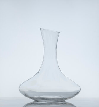 Wine Decanter On White Background