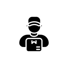 Delivery Men icon in vector. Logotype