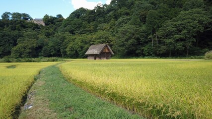 白川郷 合掌造り集落 茅葺屋根 飛騨高山 岐阜県