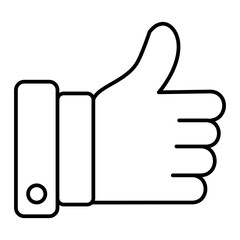 Vector Like Outline Icon Design