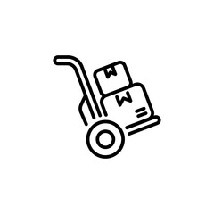 Delivery Service Package icon in vector. Logotype
