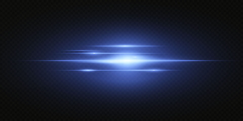 Shining neon stars isolated on black background. Light star blue png. Light sun blue png. Light flash blue png.  Collection effect light blue line png.