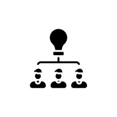 Share Idea icon in vector. Logotype