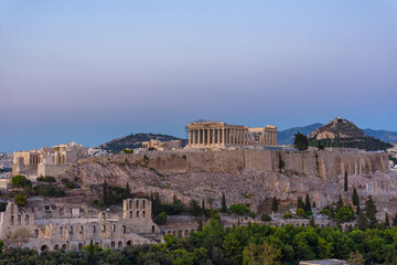 Ancient Acropolis of Athens .