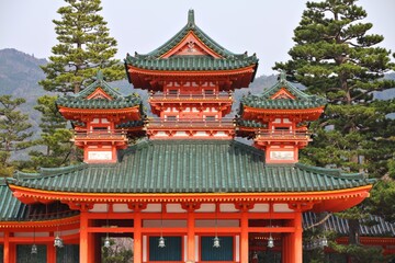 Naklejka premium Heian Shrine, Kyoto