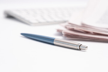 Fresh newspapers on the desktop