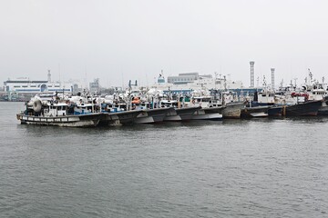 Fototapeta premium 한국의연안부두입니다