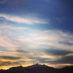 Atardecer en Arcos de la Frontera, Cádiz.