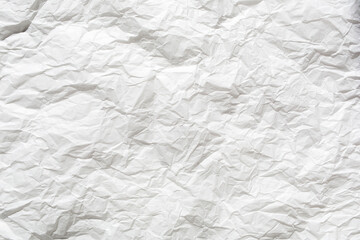 empty textured background. sheet of crumpled white paper