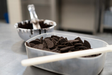 Artisan ice cream shop and factory