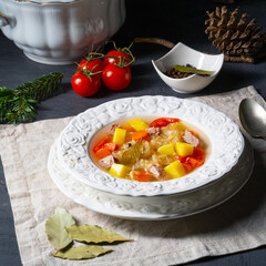 kapusniak delicious polish sauerkraut soup