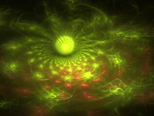 Obraz premium Imaginatory fractal background generated Image