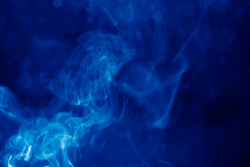 Obraz premium Blue abstract texture light smoke background.