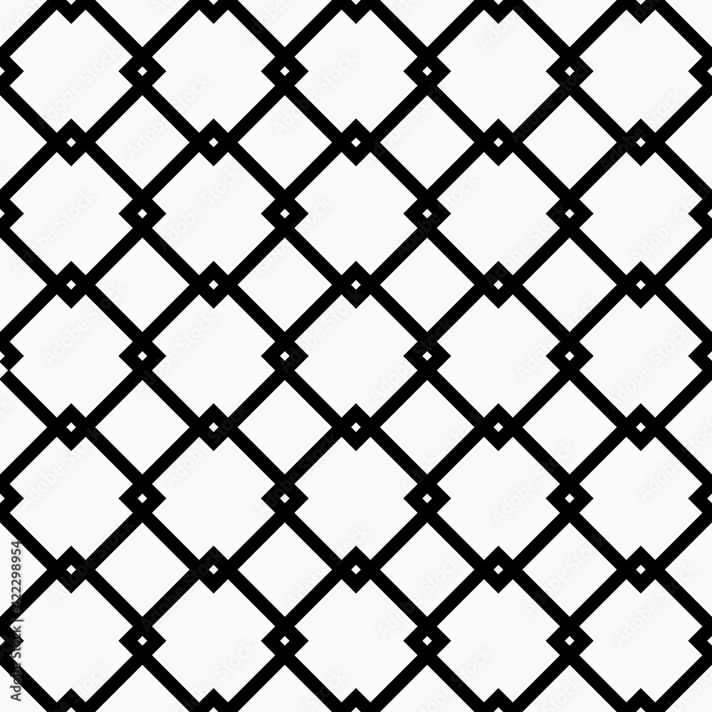 Poster connected rhombuses. vector rhombuses pattern.