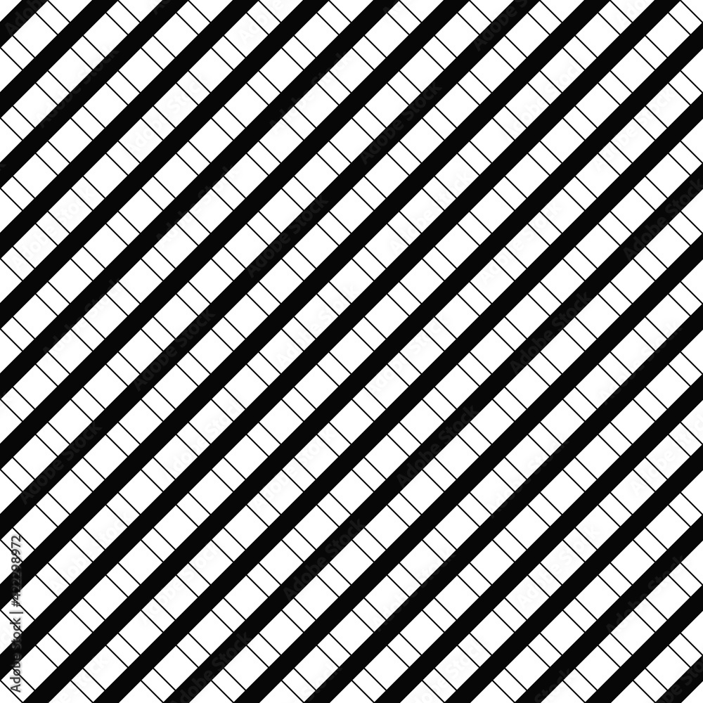 Poster Black Diagonal Vector Pattern. Diagonal Lines Pattern.