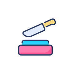 Sharpening Stone icon in vector. Logotype