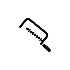 Hacksaw icon in vector. Logotype