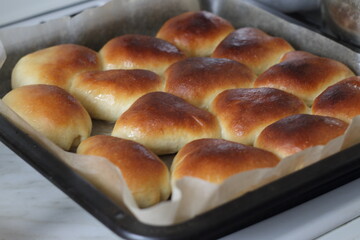 freshly baked bread