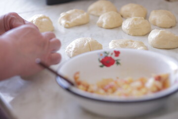 the process of making homemade pies