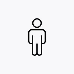 man and person icon sign vector
