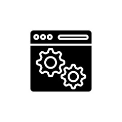 Website Optimization icon in vector. Logotype