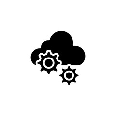 SEO Cloud icon in vector. Logotype