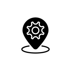 Local Optimization icon in vector. Logotype