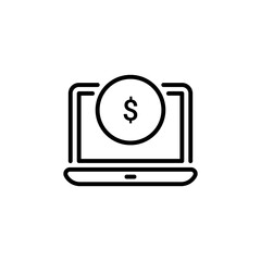 Make Money icon in vector. Logotype