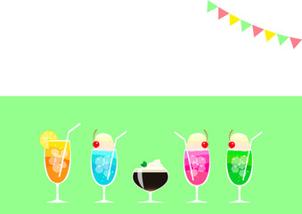 カフェドリンクのベクターイラスト素材