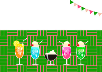 カフェドリンクのベクターイラスト素材