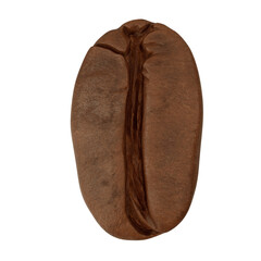Realistic Coffee Bean 3D illustration