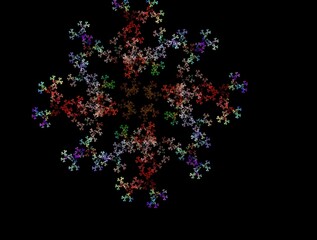 Imaginatory fractal background generated Image