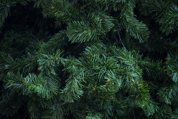 Artificial pine branch for decoration in home