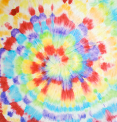 Colorful Tie Dye. Beautiful Watercolor Dirty Painting. Colorful Tie Dye Design. Bright Colors Dyed Print. Grunge Abstract Fabric. Fantasy Illustration. Magic Acrylic Tie Dye.