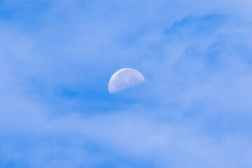 moon and clouds