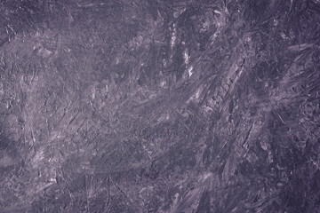 Lilac decorative surface. Purple plastered texture wall