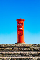 red post box