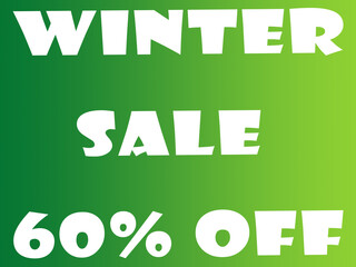 This image is a beautiful winter sale banner.