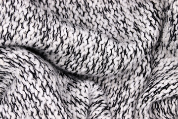 black and white fabric background