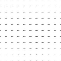 Square seamless background pattern from geometric shapes. The pattern is evenly filled with black brexit symbols. Vector illustration on white background